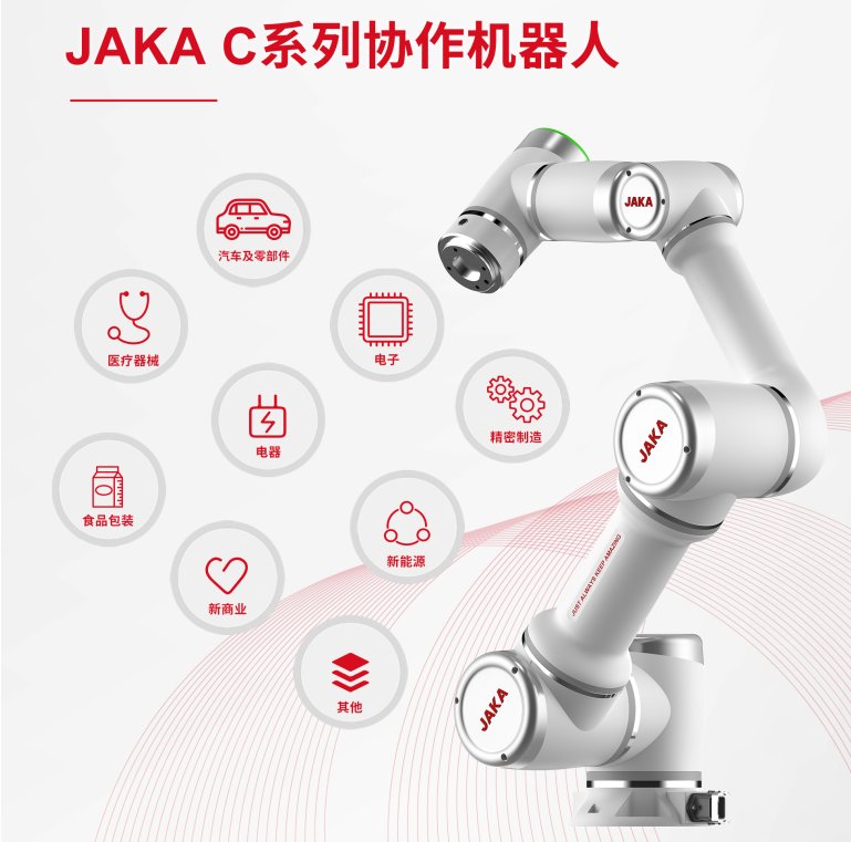 重磅！节卡机器人JAKA C系列协作机器人全新发布，引领通用设备制造智能升级